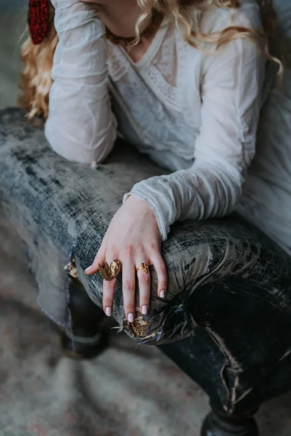 Gold-plated ring YAT’ - Image 3