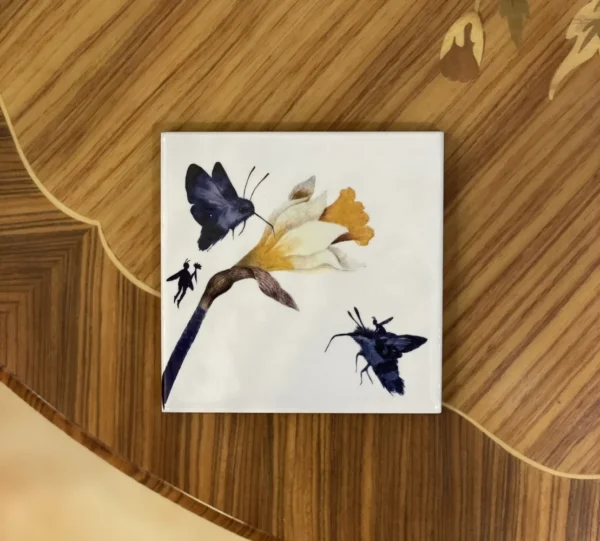 Set of 11 ceramic tiles “Fairy Tables’ images Compendium” - Image 3