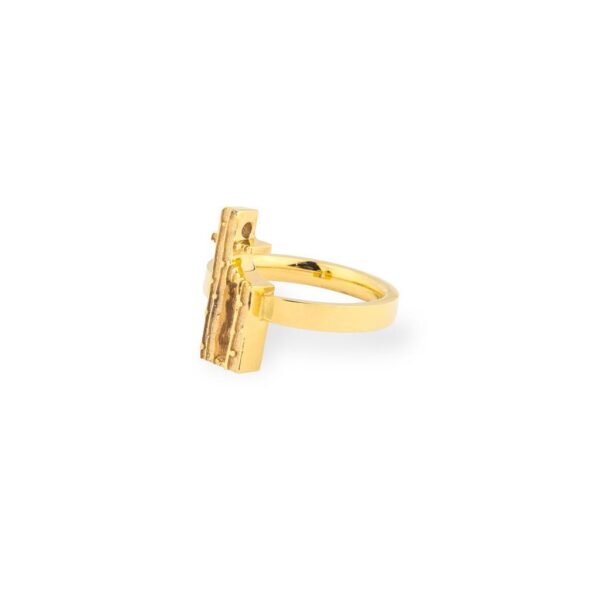 Gold-plated ring YAT’ - Image 2