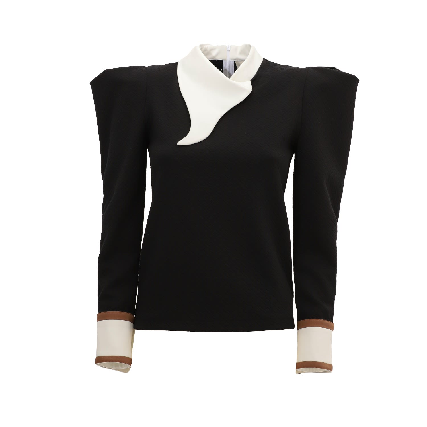 fashion-asymmetrical-collar-blouse-black-julia-allert