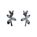 The earrings "The Currants blue shadow"